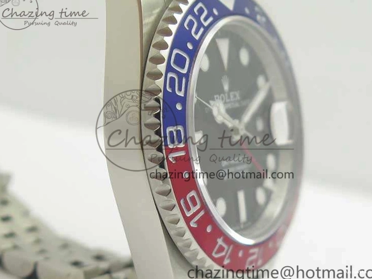 Black BPF SS On Bracelet BLRO Dial Jubilee Edition A2813 SS Maker 126710 GMT-Master Best II 0506